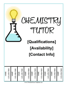 Chemistry Tutor Flyer