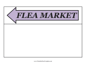 Flea Market Flyer Left