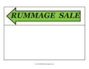 Rummage Sale Flyer Left