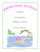 Swim Team Tryouts