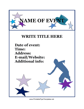 Event Flyer Printable Template
