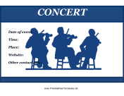 Concert Flyer