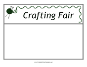 Crafting Fair Flyer
