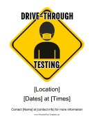 Drive-Through Virus Testing