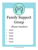 Family Support Flyer