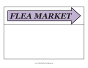 Flea Market Flyer Right