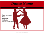 Flyer For Dance