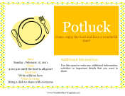 Flyer For Potluck
