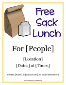 Free Sack Lunch