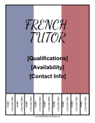 French Tutor Flyer