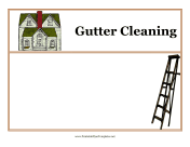 Gutter Cleaning Flyers