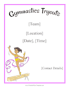 Gymnastics Tryouts