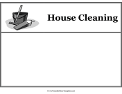 House Cleaning Flyers