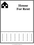 House For Rent Flyer