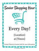 Senior Shopping Hour
