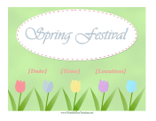 Spring Festival Flyer