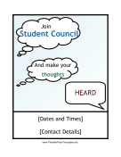 Student Council Flyer