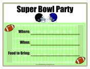 Super Bowl Party Flyer