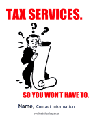 Tax Services Flyer