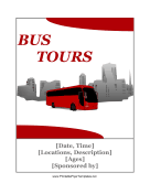 Tour Bus Flyer