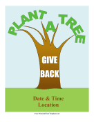 Tree Planting Flyer