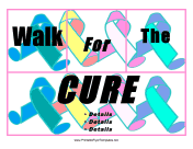 Walk For The Cure Flyer