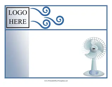 Air Conditioning Flyer Printable Template