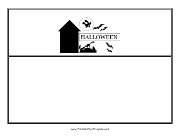 Halloween Flyer Printable Template