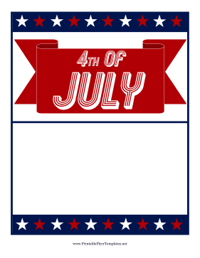 Independence Day Flyer Printable Template