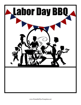 Labor Day BBQ Printable Template