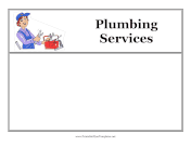 Plumbing Services Printable Template