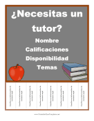 Volante Para Tutoria Printable Template